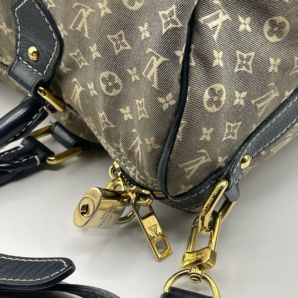 Louis Vuitton Mini Lin Speedy 30 Boston Doctor Monogram Bandouliere Bag - Picture 9 of 15